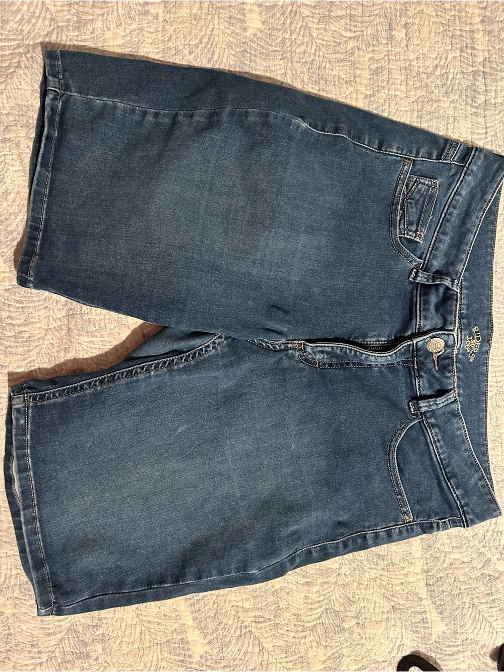 Riders by Lee Dark Blue Denim Boyfriend Shorts